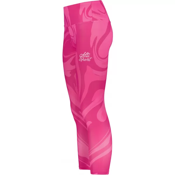  Premium pentru jambiere lungi pentru femei ALTISPORT VOJ/ALW072LEG01 ROZ FIERBINTE 