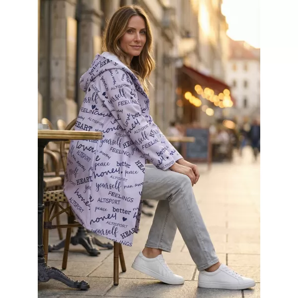  Premium de cardigan pentru femei ALTISPORT VOJ/ALW067MI07 VIOLET 