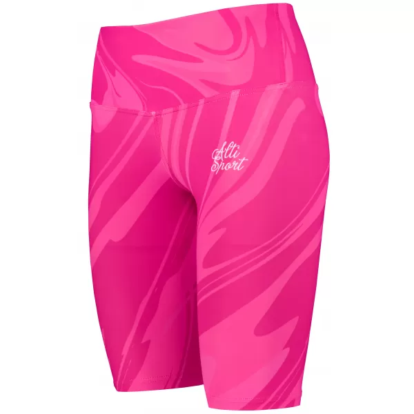  Jambiere pentru femei deasupra genunchilor premium ALTISPORT VOJ/ALW072LEG02 ROZ FIERBINTE 