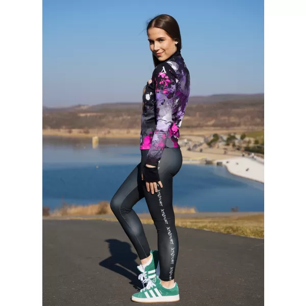  Panouri sportive pentru femei Premium Plus ALTISPORT VOJ/ALW055MI04 NEGRU -PINK 