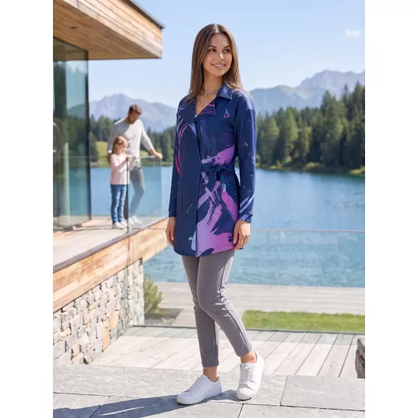  Geanta premium pentru femei pentru femei ALTISPORT VOJ/ALW074MI05 ALBASTRU-VIOLETĂ 