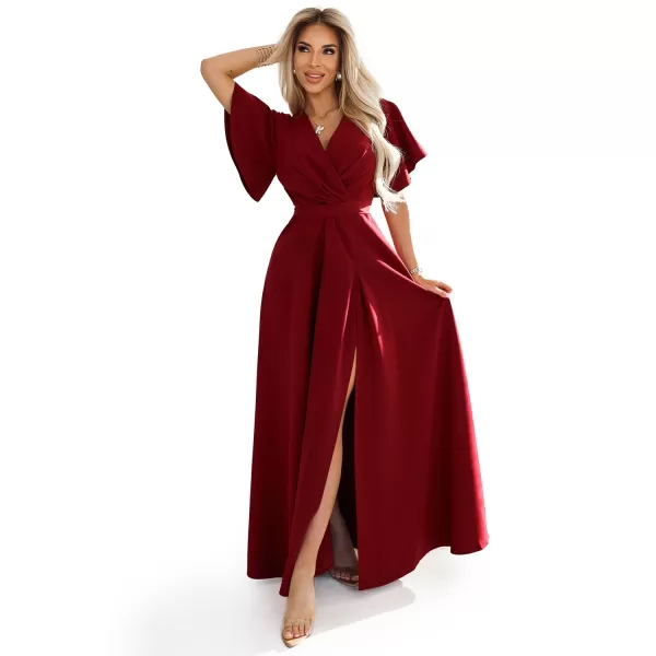  Rochie NUMOCO JENNIFER 581-2 BURGUNDIA 