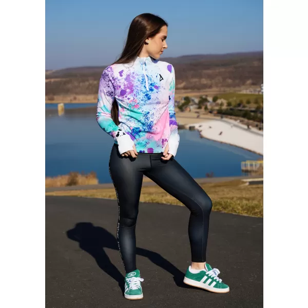  Panouri sportive pentru femei Premium Plus ALTISPORT VOJ/ALW055MI04 VIOLET/VERDE 