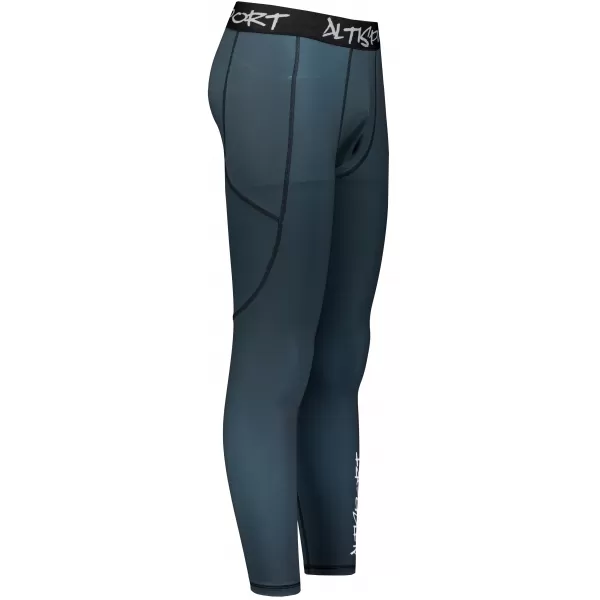  Jambiere sport pentru bărbați de premiu lung ALTISPORT VOJ/ALM000LEG01 GRI ÎNCHIS 