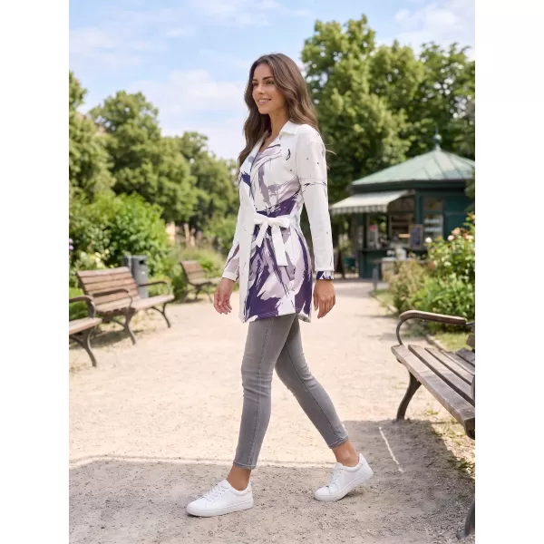  Geanta premium pentru femei pentru femei ALTISPORT VOJ/ALW074MI05 ALB -VIOLET 