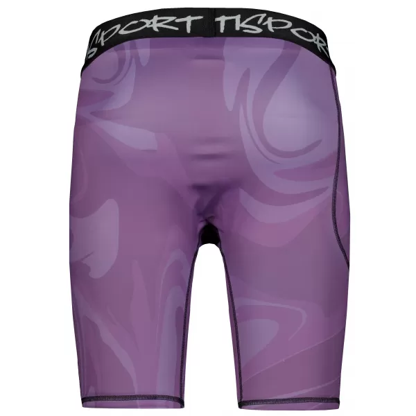  Jambiere sport pentru bărbați pe genunchii premium ALTISPORT VOJ/ALM072LEG02 VIOLET 