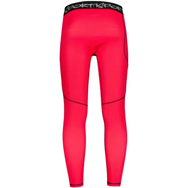  Jambiere sport pentru bărbați de premiu lung ALTISPORT VOJ/ALM000LEG01 ROŞU 