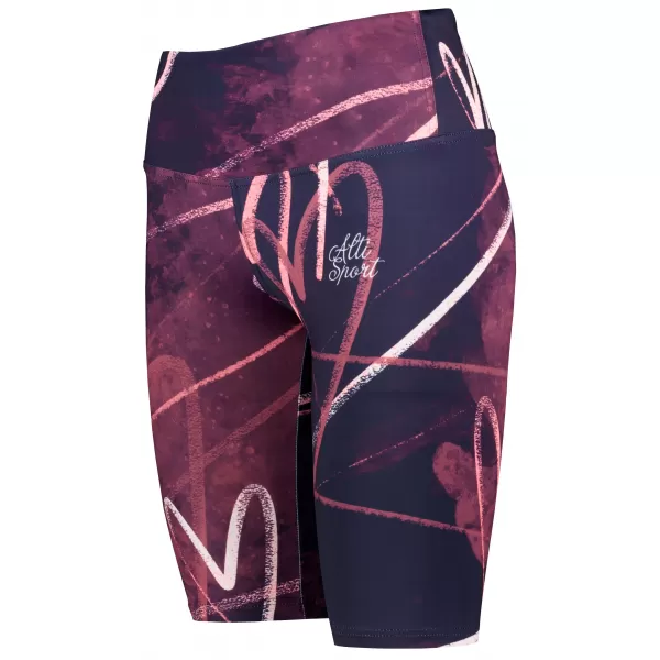  Jambiere pentru femei deasupra genunchilor premium ALTISPORT VOJ/ALW082LEG02 VIOLET 