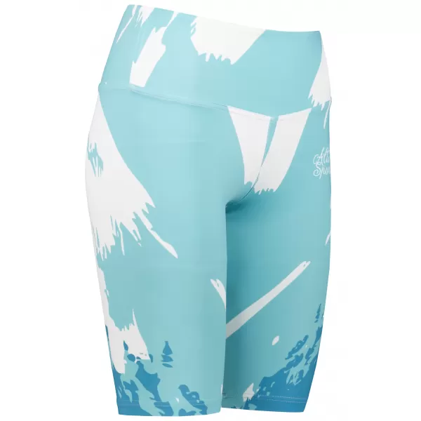  Jambiere pentru femei deasupra genunchilor premium ALTISPORT VOJ/ALW081LEG02 ALBASTRU 