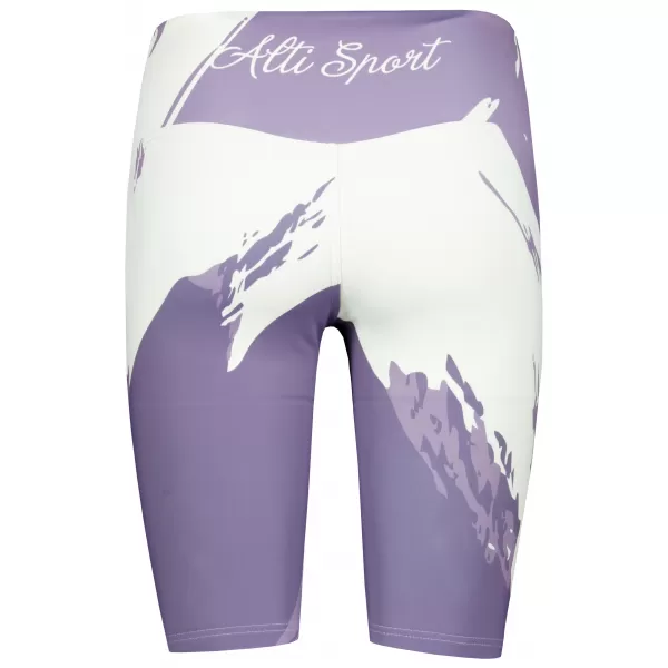  Jambiere pentru femei deasupra genunchilor premium ALTISPORT VOJ/ALW081LEG02 VIOLET 