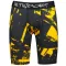 Jambiere sport pentru bărbați pe genunchii premium ALTISPORT VOJ/ALM079LEG02 NEGRU -YELLOW