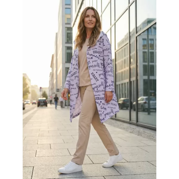  Premium de cardigan pentru femei ALTISPORT VOJ/ALW067MI07 VIOLET 