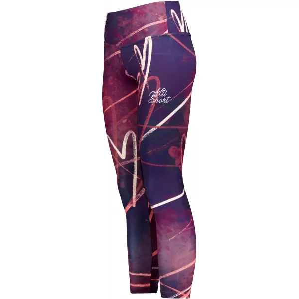  Premium pentru jambiere lungi pentru femei ALTISPORT VOJ/ALW082LEG01 VIOLET 