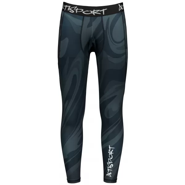  Jambiere sport pentru bărbați de premiu lung ALTISPORT VOJ/ALM072LEG01 NEGRU 