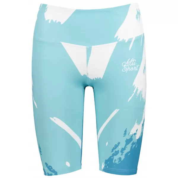  Jambiere pentru femei deasupra genunchilor premium ALTISPORT VOJ/ALW081LEG02 ALBASTRU 