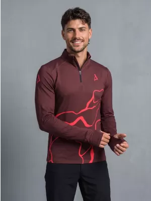 Panouri sportive pentru bărbați Premium Plus ALTISPORT VOJ/ALM073MI04 VIN ROȘU