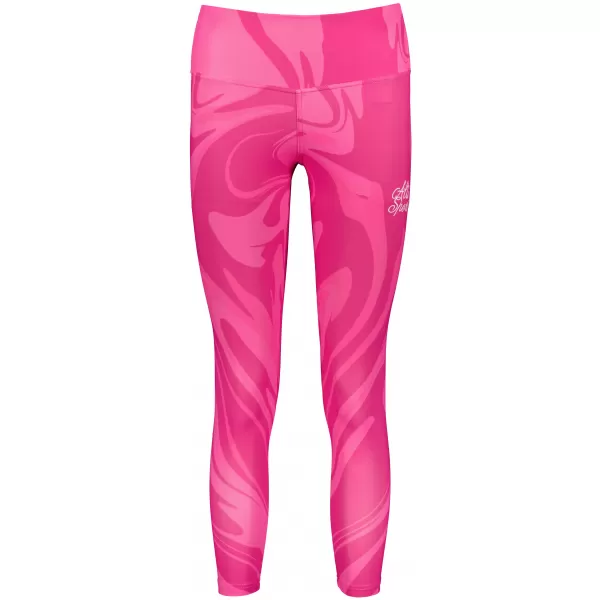  Premium pentru jambiere lungi pentru femei ALTISPORT VOJ/ALW072LEG01 ROZ FIERBINTE 