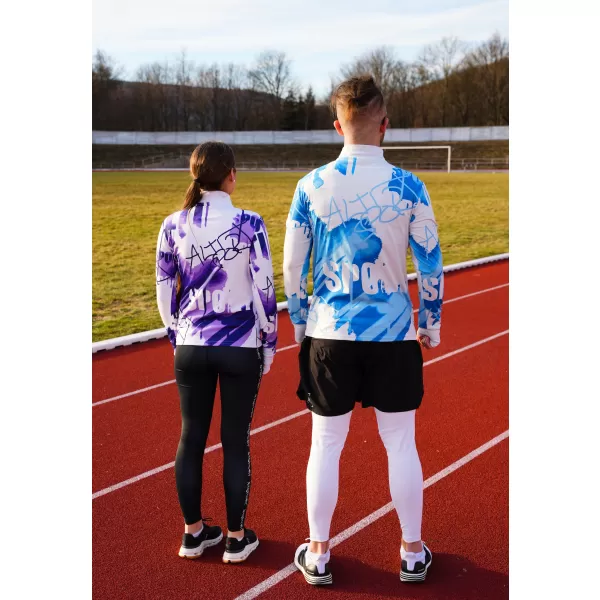  Panouri sportive pentru femei Premium Plus ALTISPORT VOJ/ALW076MI04 VIOLET/ALB 