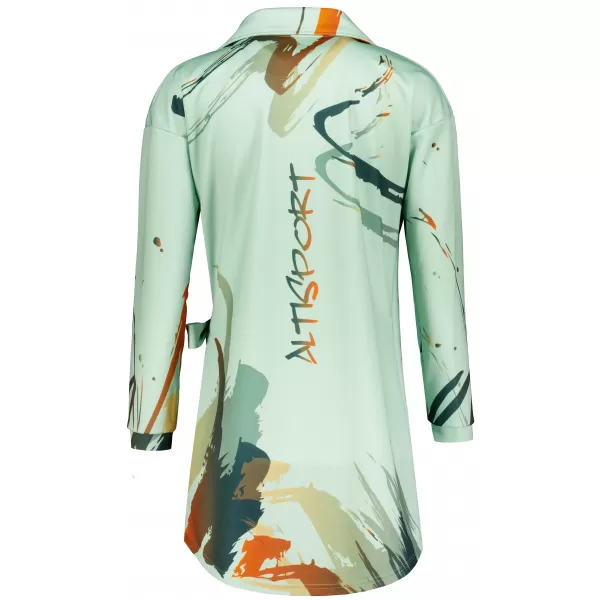  Geanta premium pentru femei pentru femei ALTISPORT VOJ/ALW074MI05 VERDE-PORTOCALIU 