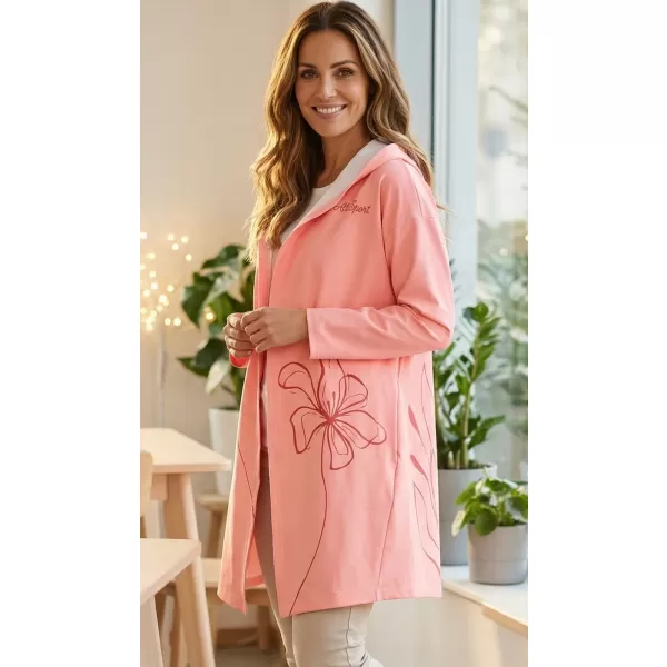  Cardigan premium pentru femei ALTISPORT VOJ/ALW075MI07 PIERSICĂ 