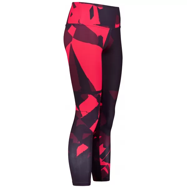  Premium pentru jambiere lungi pentru femei ALTISPORT VOJ/ALW080LEG01 VIN ROȘU 