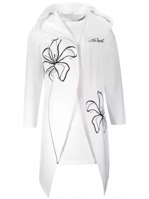 Cardigan premium pentru femei ALTISPORT VOJ/ALW075MI07 ALB