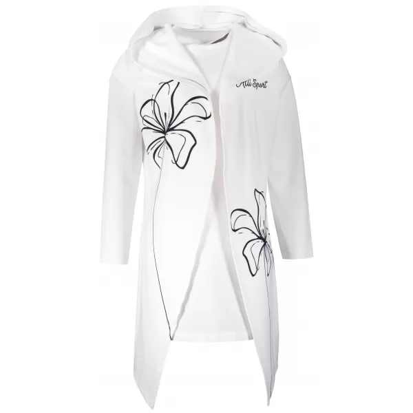  Cardigan premium pentru femei ALTISPORT VOJ/ALW075MI07 ALB 