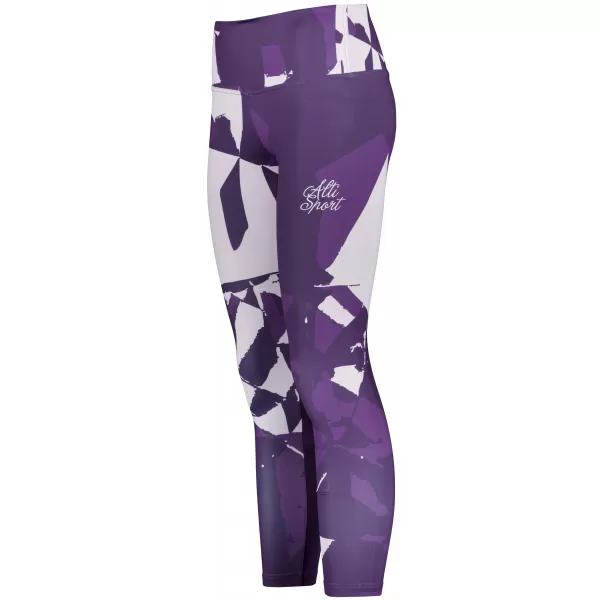  Premium pentru jambiere lungi pentru femei ALTISPORT VOJ/ALW080LEG01 PURPURIU ÎNCHIS 