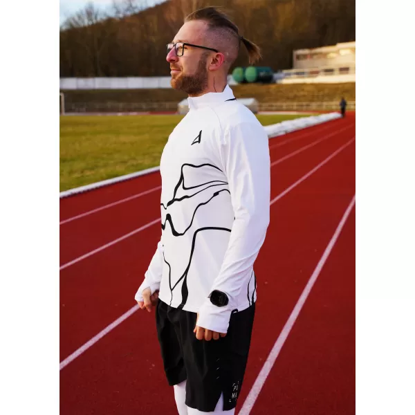  Panouri sportive pentru bărbați Premium Plus ALTISPORT VOJ/ALM073MI04 ALB 