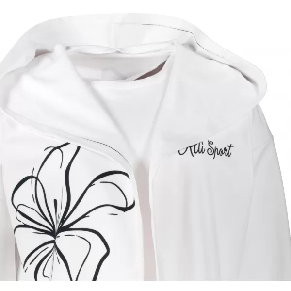  Cardigan premium pentru femei ALTISPORT VOJ/ALW075MI07 ALB 