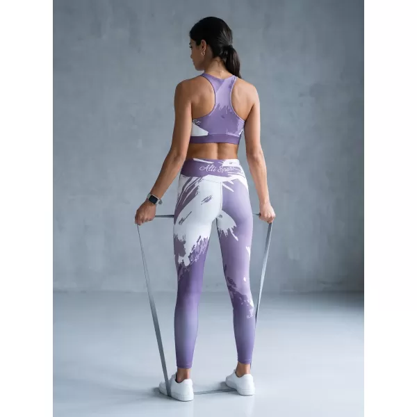  Premium pentru jambiere lungi pentru femei ALTISPORT VOJ/ALW081LEG01 VIOLET 