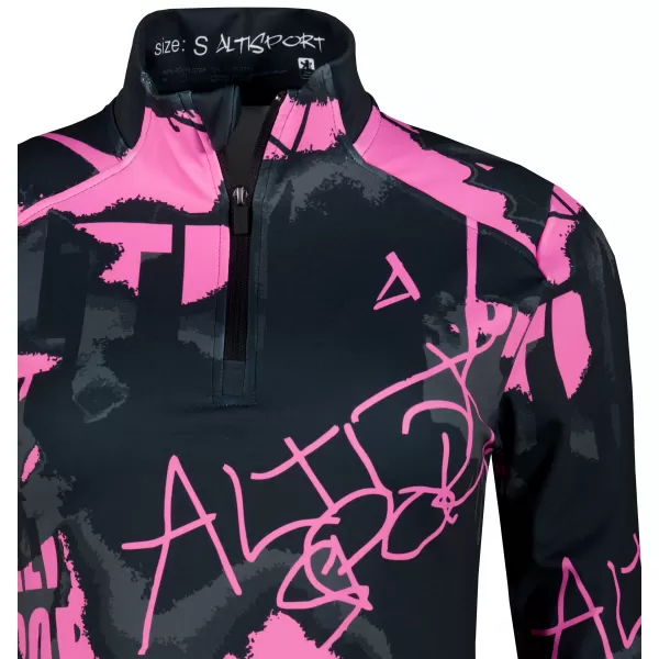  Panouri sportive pentru femei Premium Plus ALTISPORT VOJ/ALW076MI04 BLACK/FLUO PINK 
