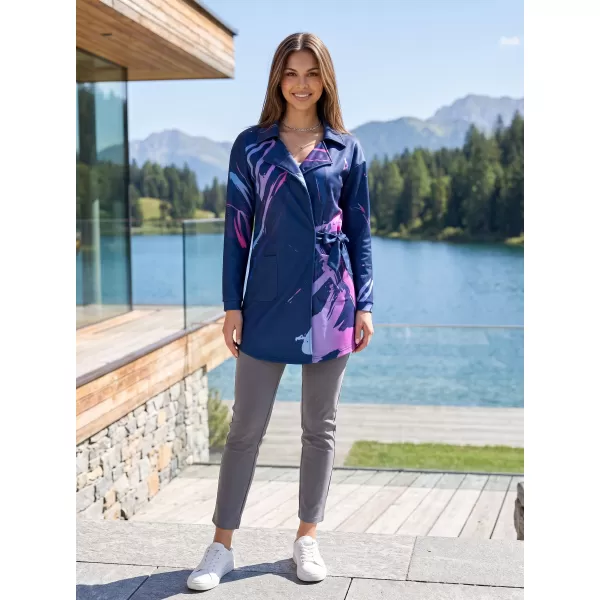  Geanta premium pentru femei pentru femei ALTISPORT VOJ/ALW074MI05 ALBASTRU-VIOLETĂ 