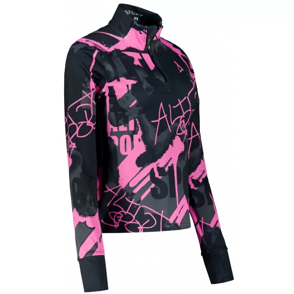  Panouri sportive pentru femei Premium Plus ALTISPORT VOJ/ALW076MI04 BLACK/FLUO PINK 