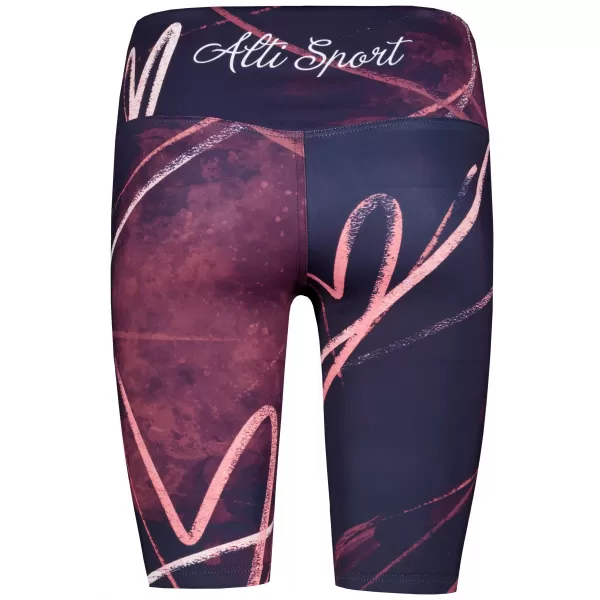  Jambiere pentru femei deasupra genunchilor premium ALTISPORT VOJ/ALW082LEG02 VIOLET 
