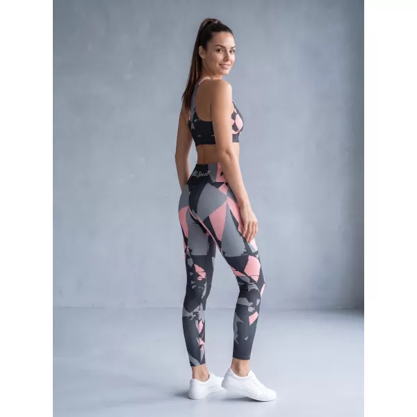  Premium pentru jambiere lungi pentru femei ALTISPORT VOJ/ALW080LEG01 BLACK-LOSOS 