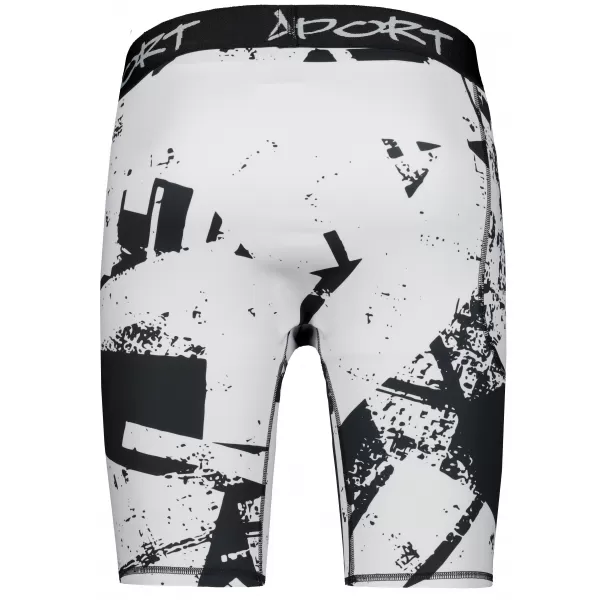  Jambiere sport pentru bărbați pe genunchii premium ALTISPORT VOJ/ALM079LEG02 NEGRU -GRAY 