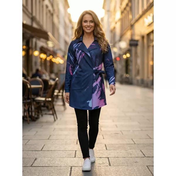  Geanta premium pentru femei pentru femei ALTISPORT VOJ/ALW074MI05 ALBASTRU-VIOLETĂ 