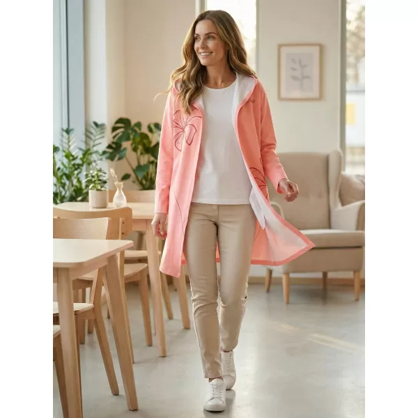  Cardigan premium pentru femei ALTISPORT VOJ/ALW075MI07 PIERSICĂ 