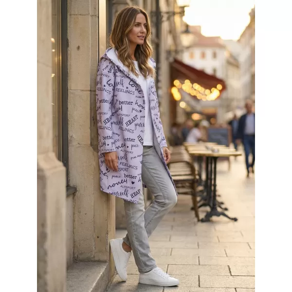  Premium de cardigan pentru femei ALTISPORT VOJ/ALW067MI07 VIOLET 