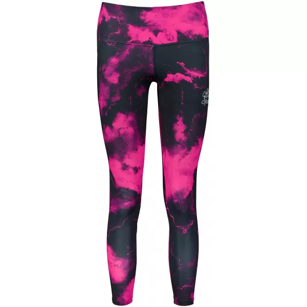  Premium pentru jambiere lungi pentru femei ALTISPORT VOJ/ALW066LEG01 NEGRU -PINK 