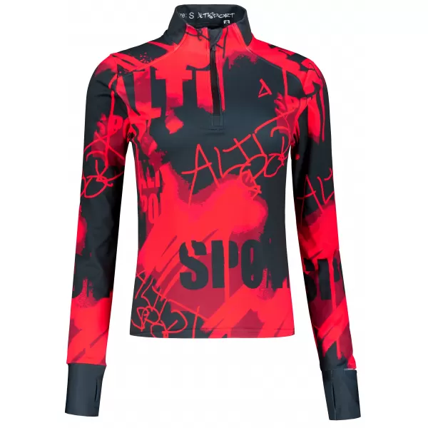  Panouri sportive pentru femei Premium Plus ALTISPORT VOJ/ALW076MI04 ROȘU/NEGRU 