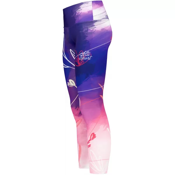  Premium pentru jambiere lungi pentru femei ALTISPORT VOJ/ALW083LEG01 VIOLET 