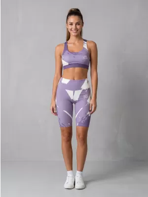 Jambiere pentru femei deasupra genunchilor premium ALTISPORT VOJ/ALW081LEG02 VIOLET
