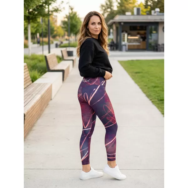  Premium pentru jambiere lungi pentru femei ALTISPORT VOJ/ALW082LEG01 VIOLET 