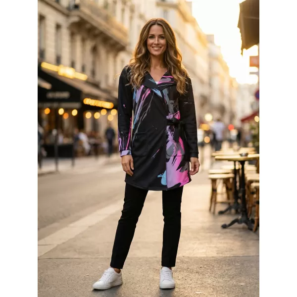  Geanta premium pentru femei pentru femei ALTISPORT VOJ/ALW074MI05 NEGRU -PINK 