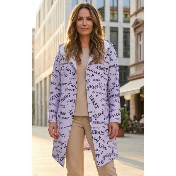  Premium de cardigan pentru femei ALTISPORT VOJ/ALW067MI07 VIOLET 