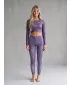 Premium pentru jambiere lungi pentru femei ALTISPORT VOJ/ALW072LEG01 VIOLET