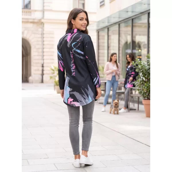  Geanta premium pentru femei pentru femei ALTISPORT VOJ/ALW074MI05 NEGRU -PINK 