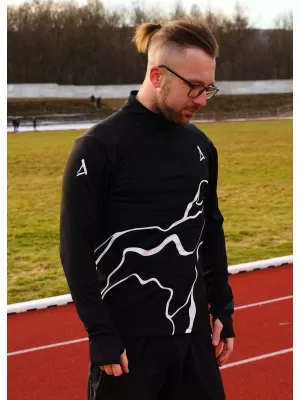 Panouri sportive pentru bărbați Premium Plus ALTISPORT VOJ/ALM073MI04 NEGRU